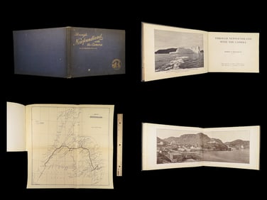 1905 Newfoundland CANADA 1ed Photographs Mountains Log Cabins Harbors Geography