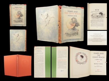 1961 Roald Dahl 1st/1st James & Giant Peach | Original priced unclipped DJ