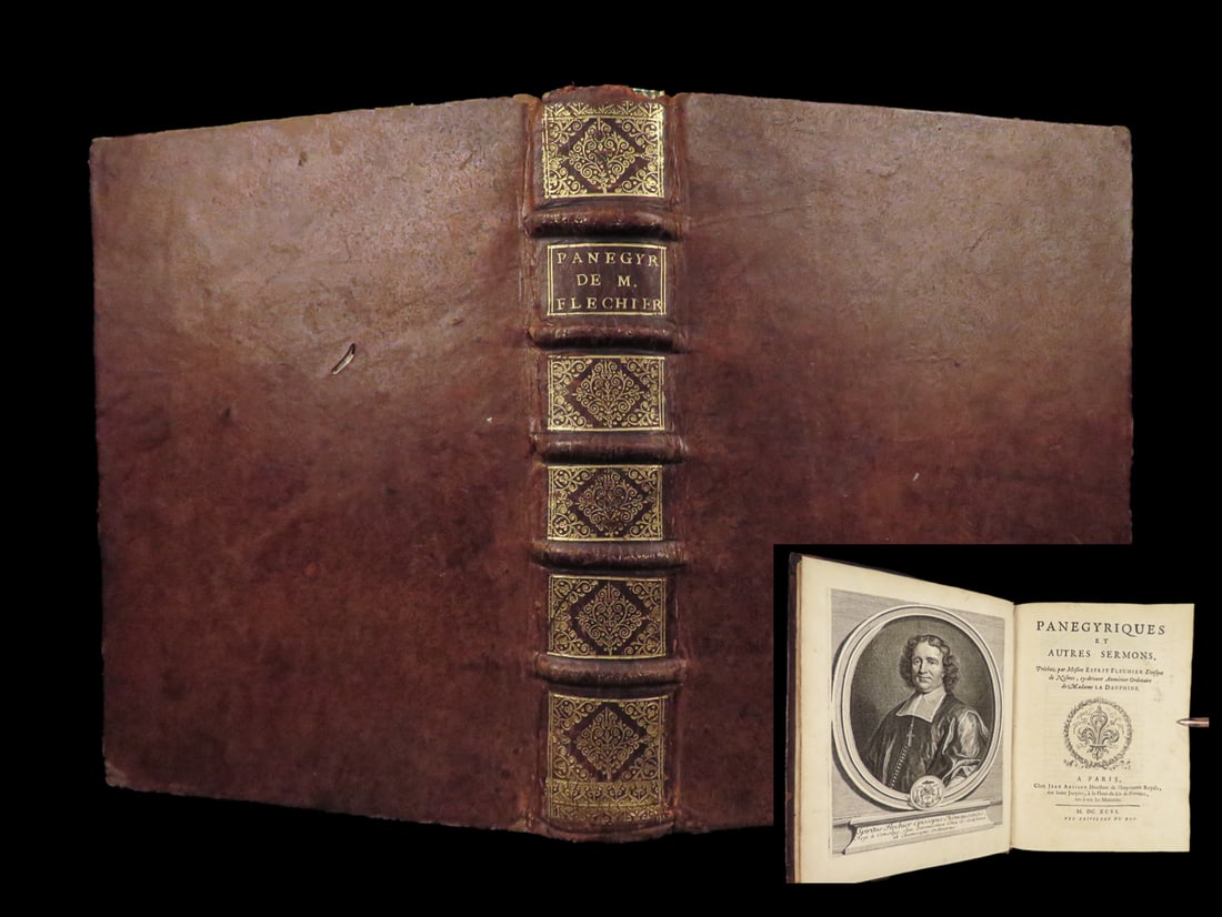 1696 Lives of Saints Ignatius Theresa 1st Flechier Augustine Loyola Xavier (1 of 10)