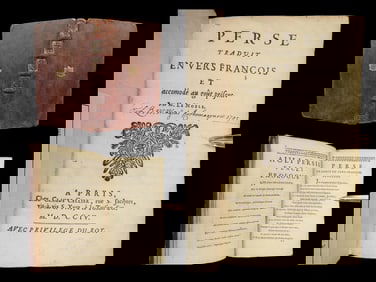 1704 Satires of PERSIUS by Eustache Noble 1st edition | French Political Satire<