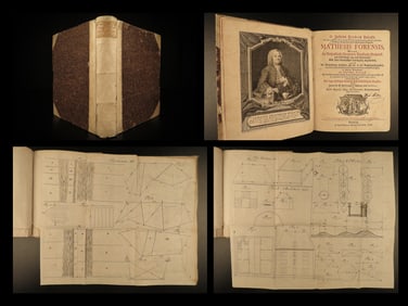 1756 Forensic Mathematics German Polack Civil LAW Property Lawsuit RARE Mathesis