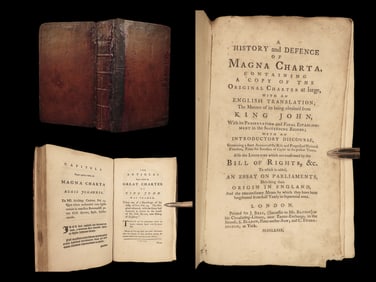 1769 Magna Carta 1st History English Constitution LAW Government Dublin Ireland