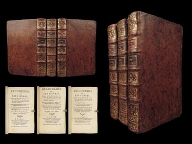 1773 FEVERS 1st William Grant Scottish Medicine Disease Cures Fievres French 3v
