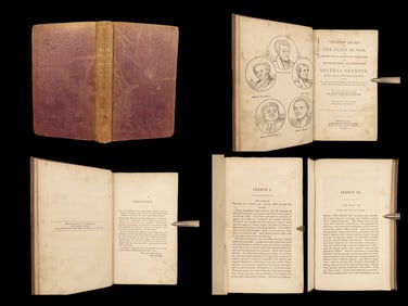 1845 American Sermons 1ed to Andrew Jackson Martin Van Buren Calling them Asses