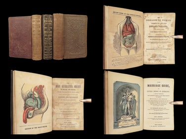 1847 Diseases of Women Medicine Female Health Marriage Sexuality Reproduction
