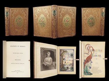 1847 Leaflets of Memory with Euphrasia by Mary Shelley | American Poetry & Lit.