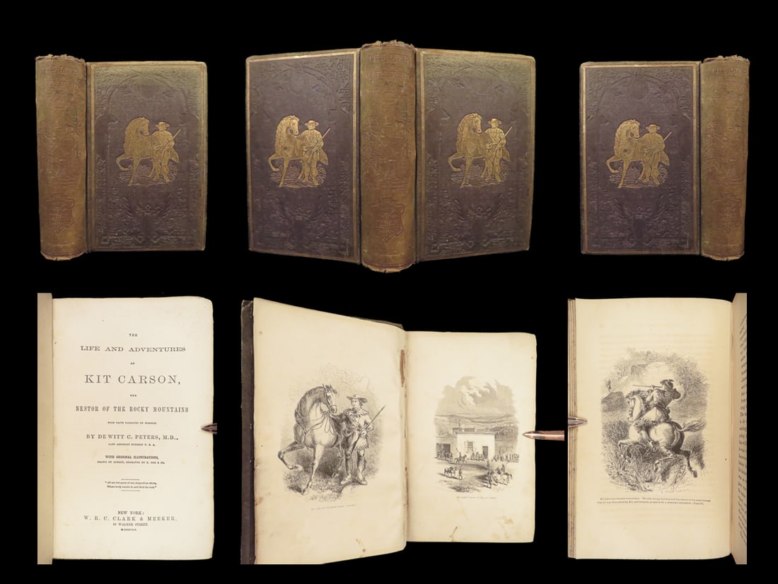 1859 Kit Carson Expeditions Modoc INDIANS Fremont Native American Illustrated (1 of 10)