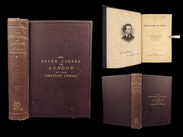 1880 CRIME in London Thieves Orphans Harlotry GAMBLING Drunkards Seven Curses