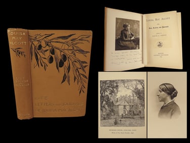 1889 Louisa May Alcott 1st Life Letters & Journals Little Women Feminism Cheney