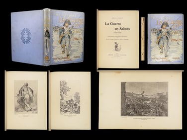 1900 French Revolution 1ed War in Vendee Illustrated Battle of Valmy Sabots ART