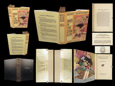 1932 Ernest Hemingway TRUE 1st ed Death in the Afternoon | Spain Bullfighting