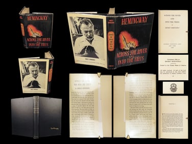 1950 Hemingway 1e/1st Across the River and Into the Trees WWI Orig Unclipped DJ