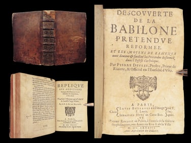 1643 Camus of Belley on Virgin Mary + Deveze on Protestant Reformation Babylon