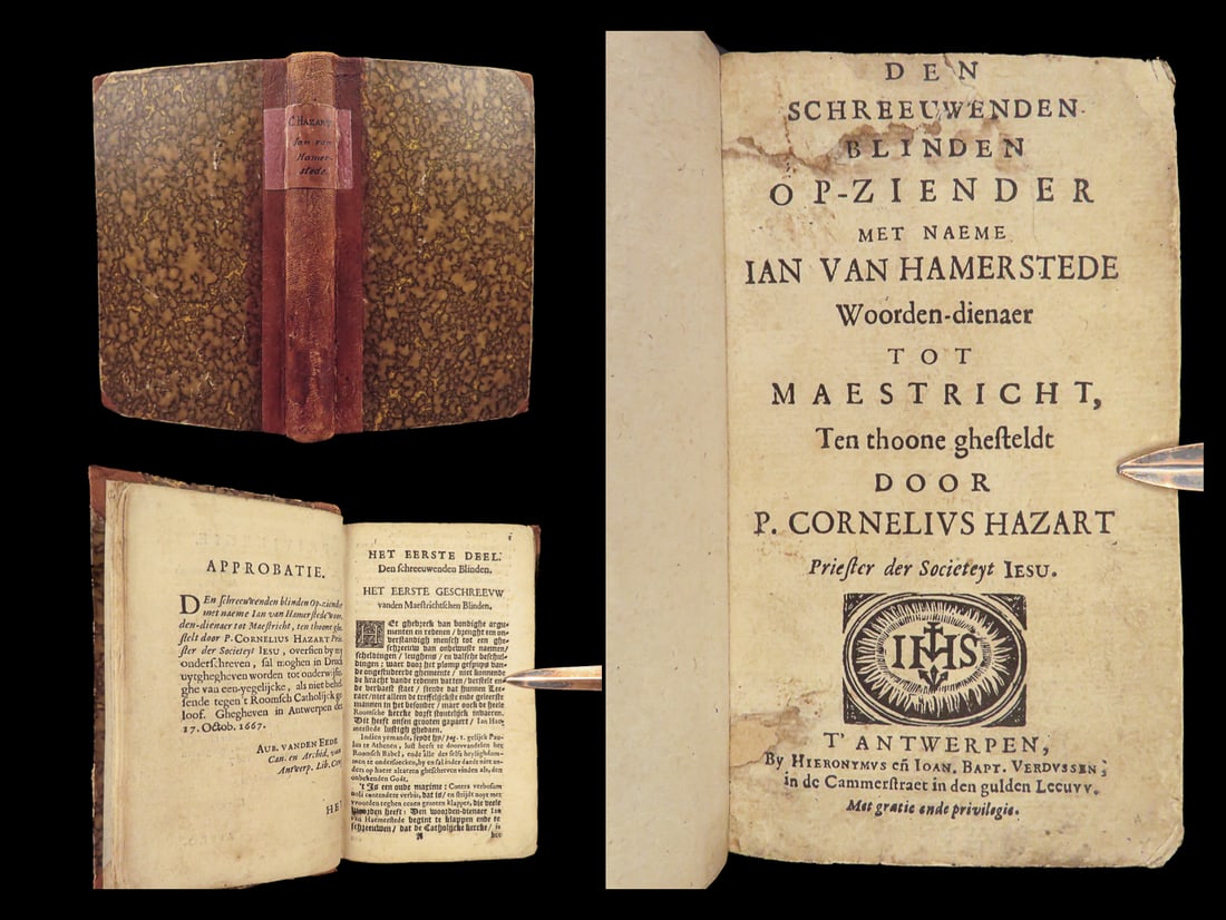1667 Jesuit 1st Cornelius Hazart Attack on Johan Hamerstede & Dutch Calvinism: 1667 Jesuit 1st Cornelius Hazart Attack on Johan Hamerstede & Dutch Calvinism Johan van Hamerstede was a 17th-century Dutch reformed minister who was best remembered for his polemics (or attacks) on C