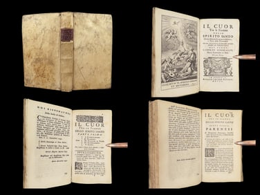 1750 Liborio Siniscalchi Devout Exercises Jesuit Devotional Catholic Pentecost