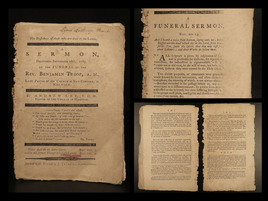 1786 1ed American Revolutionary - 206242433 1 X 