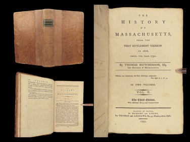 1795 Salem Witch Trials 1st History of Massachusetts by Hutchinson | Ann Hibbins