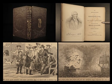 1847 Revolutionary WAR POW Ebenezer Fox Caribbean Ships British Prison Memoirs