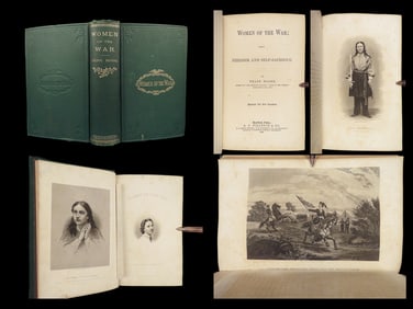 1866 Women of the Civil War 1st Americana Gettysburg Military Robert E Lee Moore
