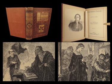 1885 FAUST by Johann von Goethe English by Swanwick | Illustrated Devil Legends