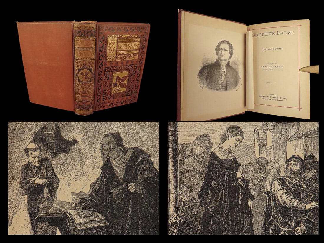 1885 FAUST by Johann von Goethe English by Swanwick | Illustrated Devil Legends (1 of 10)