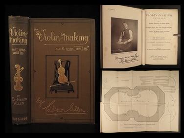 1885 Violin Making String Instruments MUSIC History Stradivarius Illustrated