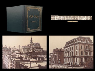 1900 New York City Illustrations Souvenir Book East River Bridge Engravings
