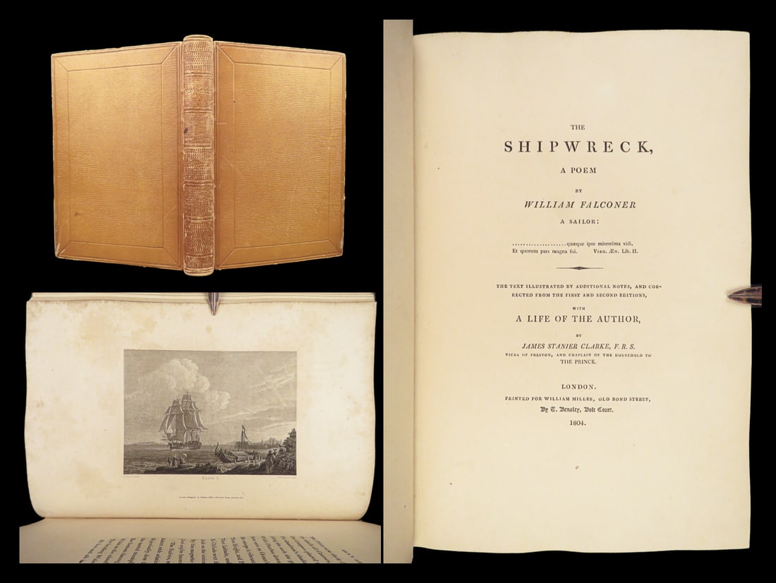 1804 The Shipwreck by William Falconer | Illustrated Scottish Nautical Poetry (1 of 10)
