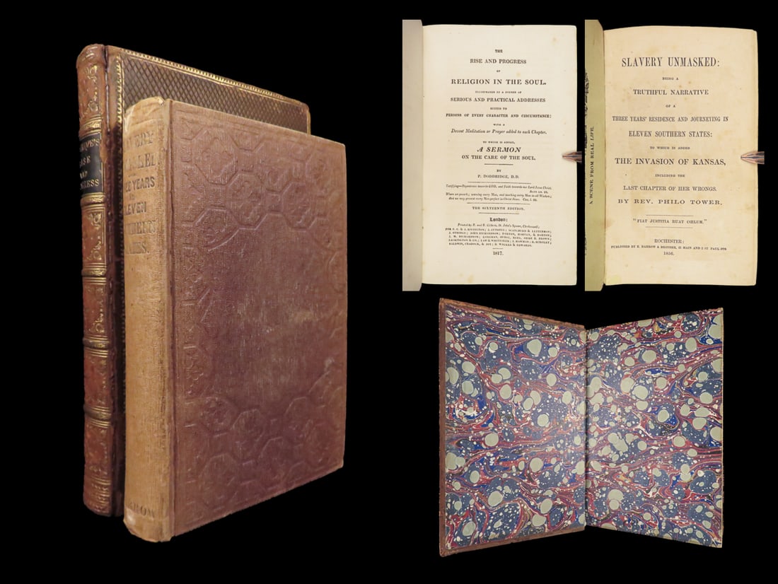 1817 Rise and Progress Doddridge + 1856 Philo Tower Slavery Unmasked Slaves (1 of 10)