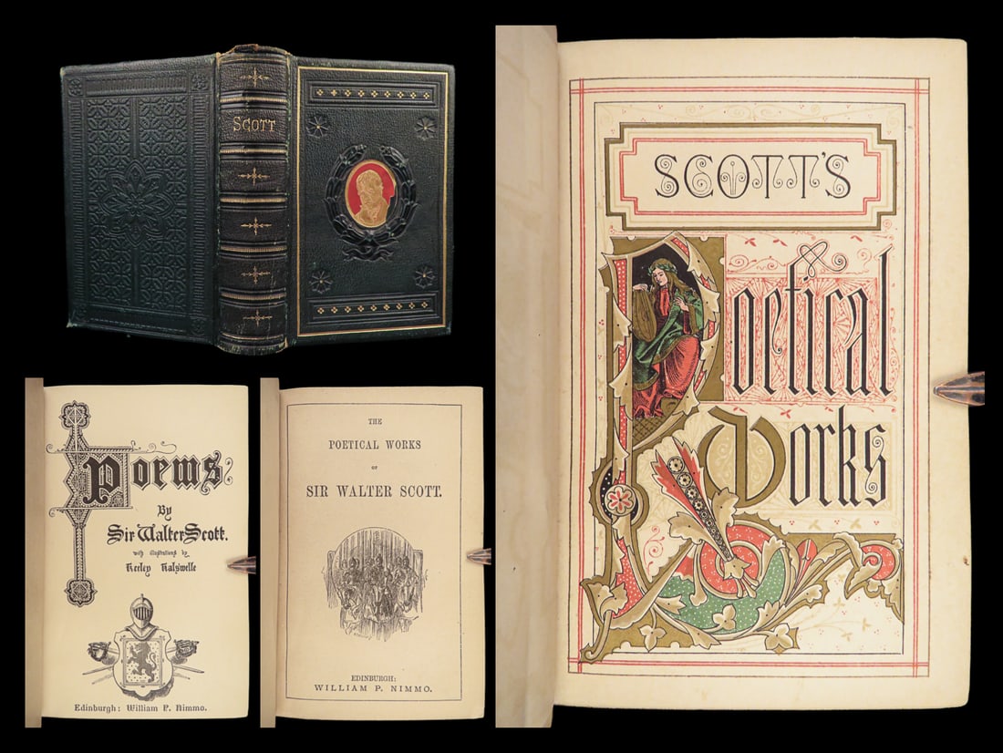1871 Scottish Poetical Works of Sir Walter Scott | Lady of the Lake Illustrated (1 of 10)