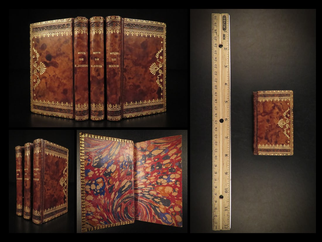 1880 EXQUISITE Catholic Missal Jesus Bible Art Nouveau Illustrated BINDING 3v (1 of 20)