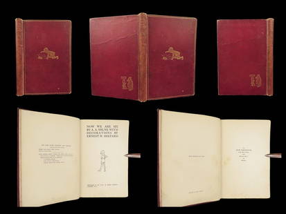 1927 Winnie the Pooh 1ed MILNE Now We Are Six Childrens Classic Shepard ART: 1927 Winnie the Pooh 1ed MILNE Now We Are Six Childrens Classic Shepard ART “Now We Are Six&rdquo; is a beloved childrens book written by Alan Alexander Milne, with charming black and white illustra