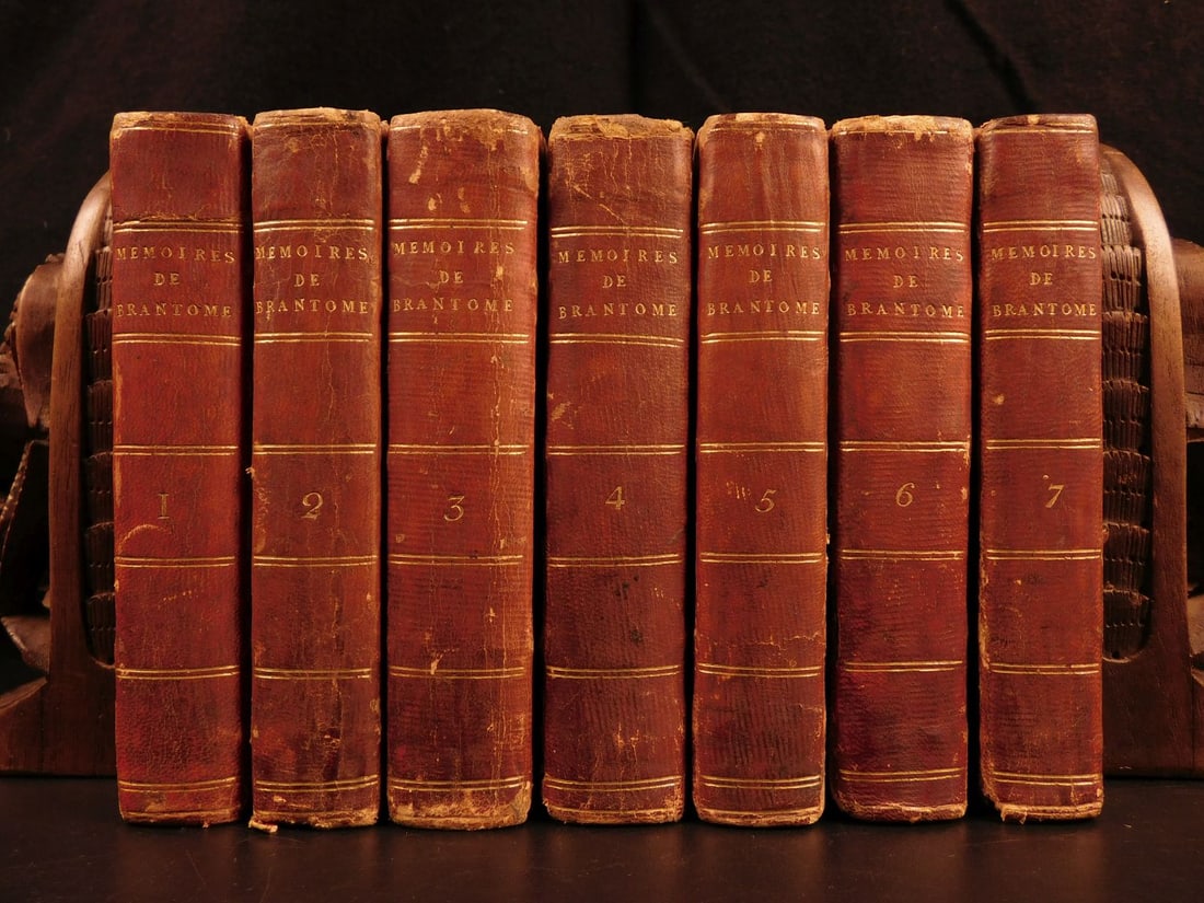 1666 1st ed Memoires of Bourdeille Brantome Sexuality Military Letters 7v SET: 1666 1st ed Memoires of Bourdeille Brantome Sexuality Military Letters 7v SET "Every beautiful woman who once tried the game of love never unlearned it." – Pierre de Bourdeille, Brantome; The lives 