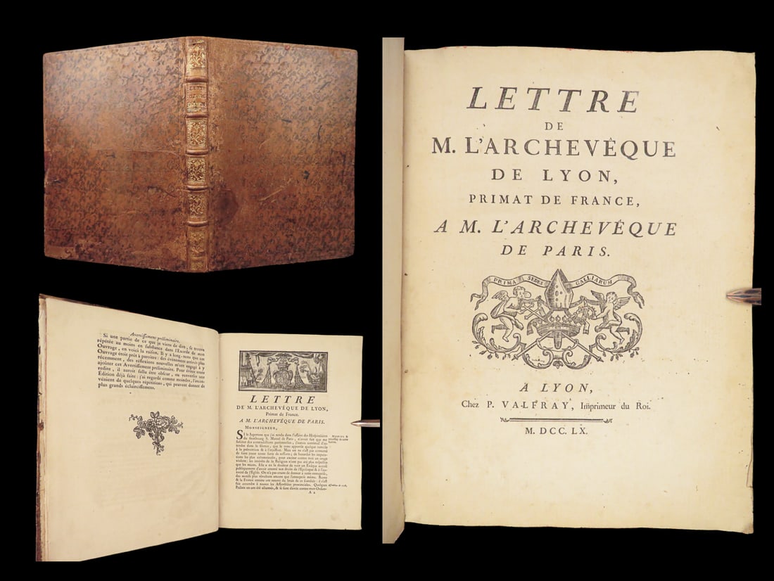 1740 Archbishop of Lyon Letter to Archbishop of Paris Catholic Unigenitus Bull: 1740 Archbishop of Lyon Letter to Archbishop of Paris Catholic Unigenitus Bull Pierre de Tencin was an 18th-century French cardinal and archbishop who was best known for serving as the Archbishop of L