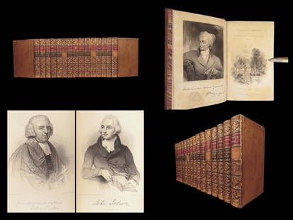 1835 William Cowper Complete Works | Poems Abolition Slavery Human Rights 15v Set: 1835 William Cowper Complete Works | Poems Abolition Slavery Human Rights 15v Set “Variety's the very spice of life, that gives it all its flavor.&rdquo; ? William Cowper A rare 19th-century printin