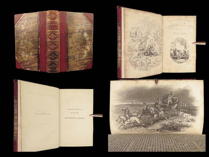 1848 Dombey & Son by Charles Dickens | 1st ed Illustrated by Phiz | Leather: 1848 Dombey & Son by Charles Dickens | 1st ed Illustrated by Phiz | Leather “There is nothing in the world so irresistibly contagious as laughter and good humor.&rdquo; ? Charles Dickens While not r