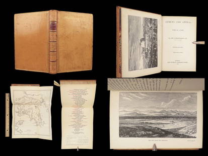 Athens and Attica – Wordsworth, 1855 Calf Binding, Maps: Christopher Wordsworth’s Athens and Attica (1855), published in London by John Murray, explores Greek monuments and classical landscapes through direct observation and scholarly topographical analys