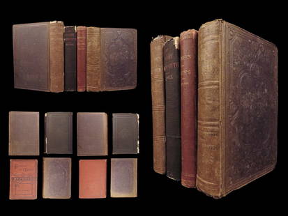1855 Rare Civil War Book Lot w/ Sam Houston & Rufus Choate Biographies: 1855 Rare Civil War Book Lot w/ Sam Houston & Rufus Choate Biographies A fine set of books of literature, including the famous biography of the life of Sam Houston by Charles Lester. Item number: #284