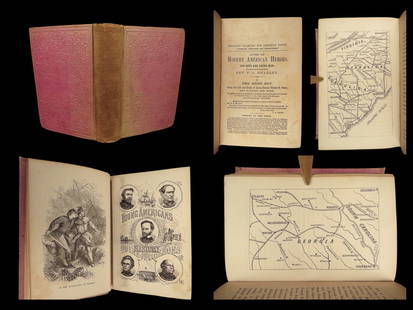 1865 Civil WAR 1st ed W Tecumseh Sherman Battles Headley RARE Portraits: 1865 Civil WAR 1st ed W Tecumseh Sherman Battles Headley RARE Portraits Joel Tyler Headley was an American historian who served as Secretary of State of New York. Producing many works on various subje