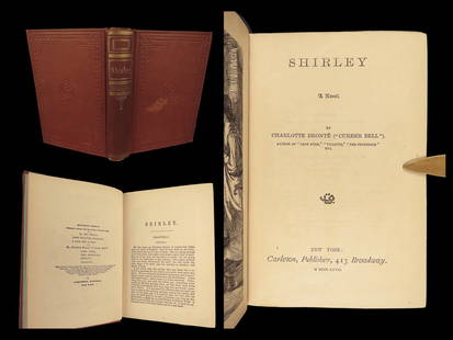 1867 Shirley by Charlotte Bronte | English Feminism Novel | Currer Bell: 1867 Shirley by Charlotte Bronte | English Feminism Novel | Currer Bell “Happiness quite unshared can scarcely be called happiness; it has no taste.&rdquo; ? Charlotte Brontë The Brontë Sisters pr