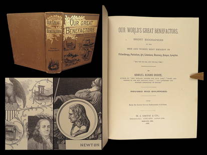 1888 Worlds Great Benefactors | Bios of Edison Lincoln Shakespeare COLUMBUS: 1888 Worlds Great Benefactors | Bios of Edison Lincoln Shakespeare COLUMBUS A fascinating 19th-century look into the lives of the world’s most sophisticated and important figures in history includin