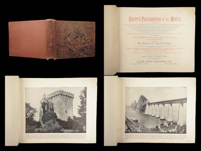 1891 Photography of the World Castles Gardens Ships Landscapes Shepp 250 Photos!: 1891 Photography of the World Castles Gardens Ships Landscapes Shepp 250 Photos! James Shepp’s ‘Photographs of the World’ is a rare, late 19th-century collection of photo views from around the w