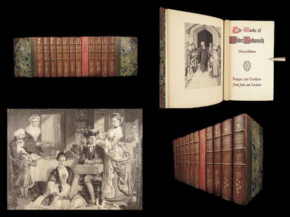 1900 Works of Oliver Goldsmith | Vida’s Game of Chess & Vicar of Wakefield 12v: 1900 Works of Oliver Goldsmith | Vida’s Game of Chess & Vicar of Wakefield 12v “I love everything that is old; old friends, old times, old manners, old books, old wines.” ? Oliver