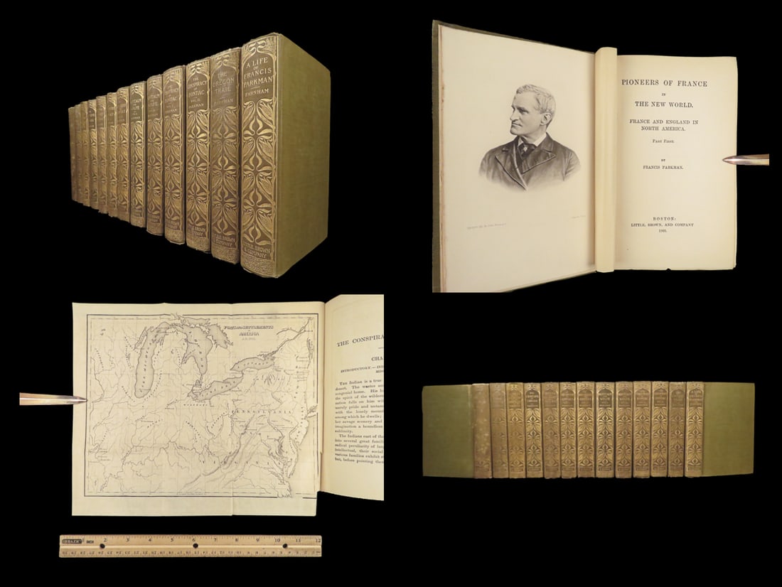 1909 Works of Francis Parkman | Oregon Trail & Discovery of Great West 13v SET: 1909 Works of Francis Parkman | Oregon Trail & Discovery of Great West 13v SET Francis Parkman was a 19th-century American author who published number of works on United States history. His most famou