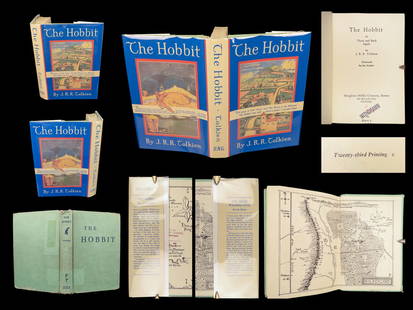 1965 The Hobbit JRR Tolkien Lord of the Rings Bilbo Baggins Gandalf Fantasy: 1965 The Hobbit JRR Tolkien Lord of the Rings Bilbo Baggins Gandalf Fantasy “The Hobbit,&rdquo; by J.R.R. Tolkien, is a fantasy novel that tells the story of Bilbo Baggins, a small and unassuming ho