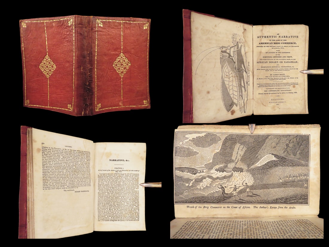 1841 Authentic Narrative of Commerce by James Riley | Africa Shipwreck Stories: 1841 Authentic Narrative of Commerce by James Riley | Africa Shipwreck Stories “My aim [of this Narrative] has been merely to record, in plain and unvarnished language, scenes in which I was a princ
