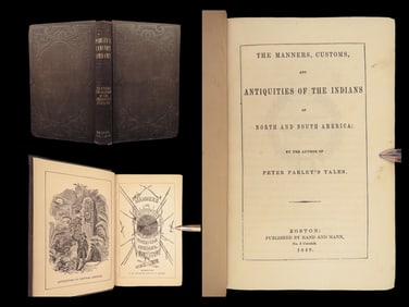 The Manners, Customs and Antiquities – Goodrich, 1849, Illustrated Ethnography