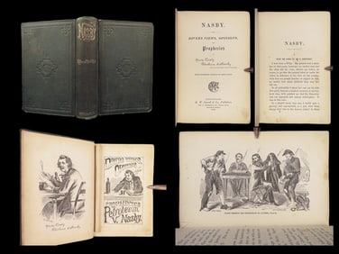 Nasby – David Ross Locke, 1866 First Edition