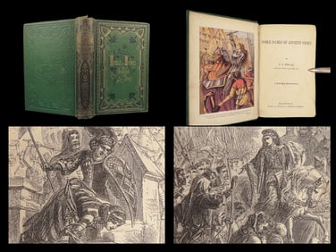 1875 Noble Dames of Ancient Story by Edgar | Famous Queens & Duchesses of Europe