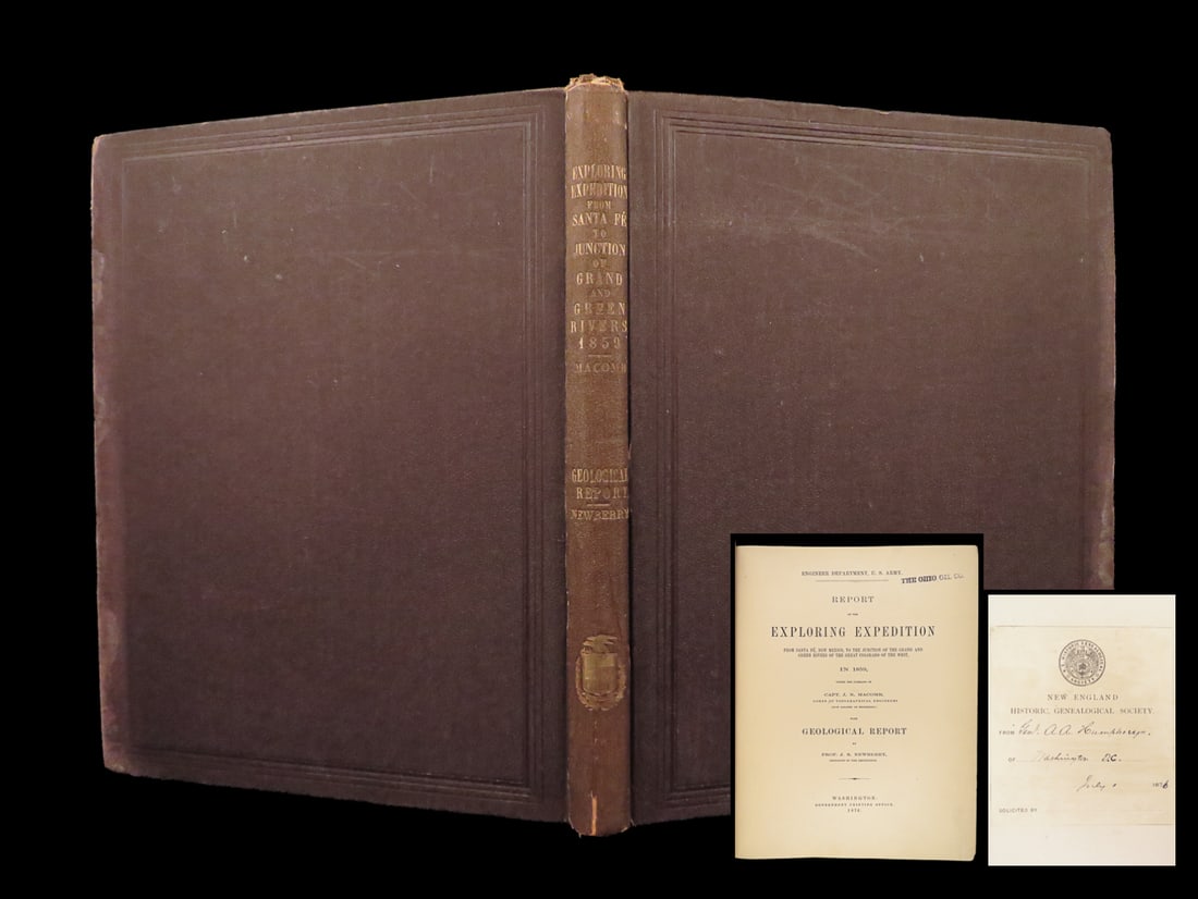 Macomb & Newberry Expedition Report, 1876, 1st Ed (1 of 10)